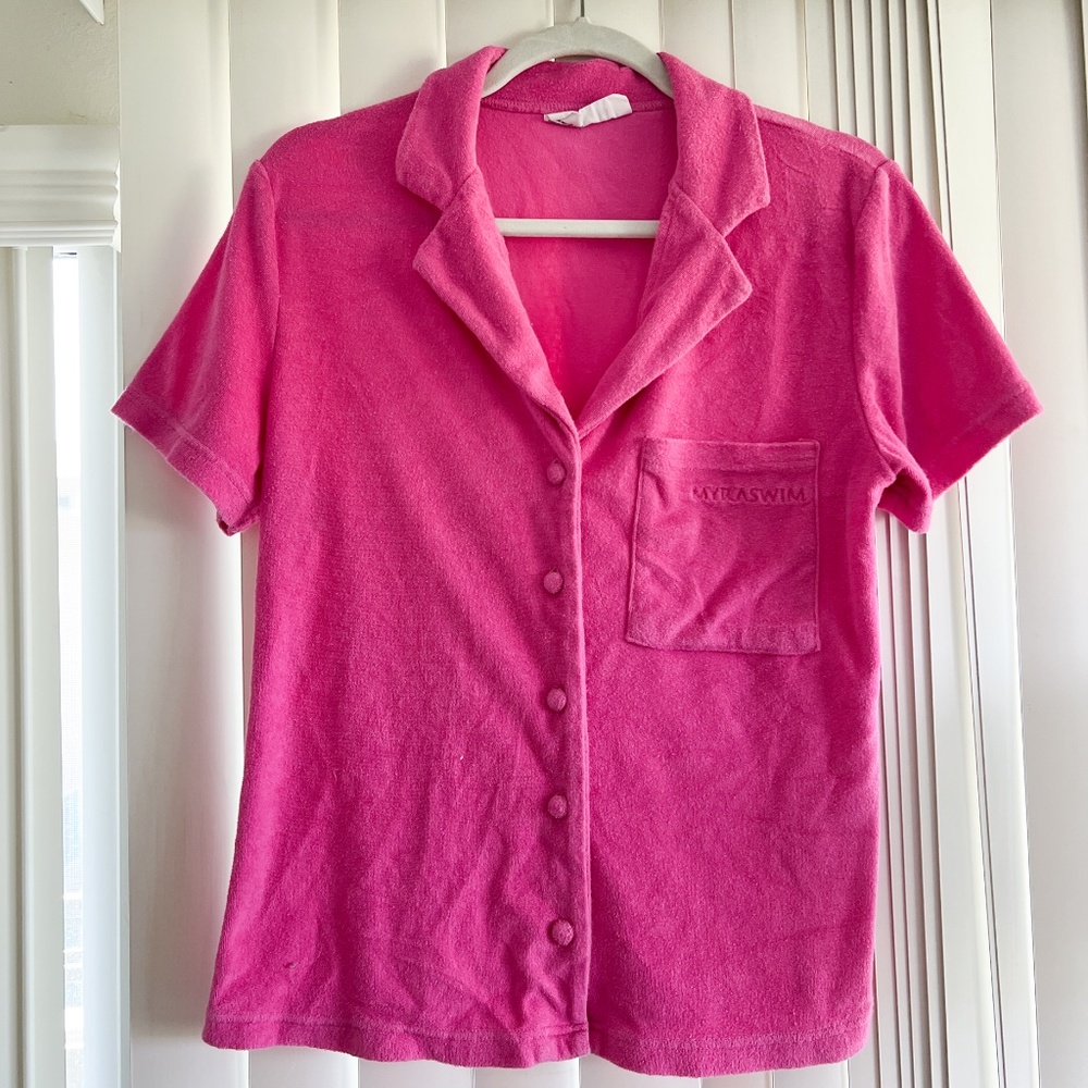Pink beach shirt